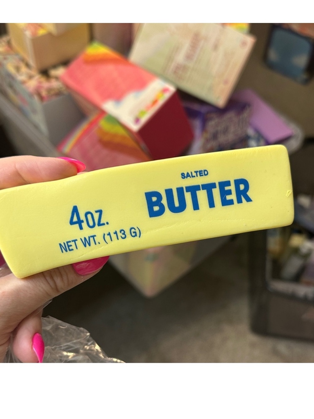 Salted Butter Novelty Squishy Toy Tik Tok Famous